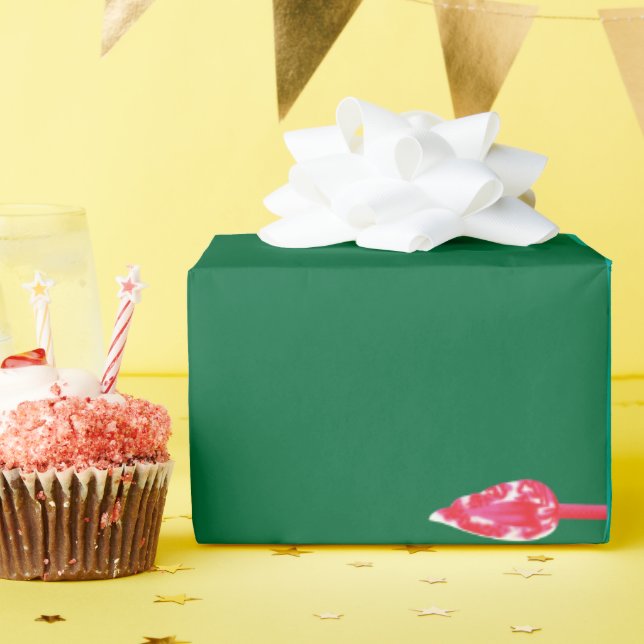 Papel De Presente pintura de um sapo num campo de grama (Festa de aniversário)