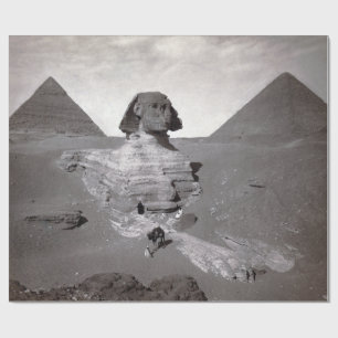 Papel De Presente Pirâmides de Sphinx e Giza do excelente Necropolis