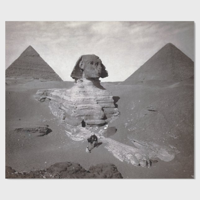 Papel De Presente Pirâmides de Sphinx e Giza do excelente Necropolis (Aberto)