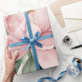 Papel De Presente Pires de Peônias de Verão, Muitos Estilos Disponív