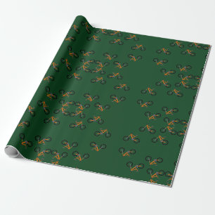 Papel De Presente Pisca a verde