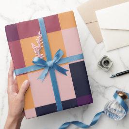 Papel De Presente Pixelated Harmony Wrapping Paper