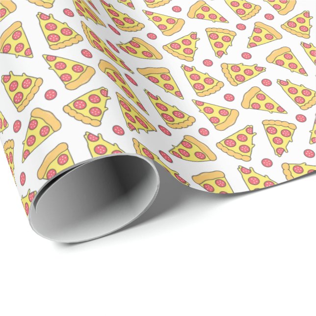 Papel De Presente Pizzas (Ponta do rolo)
