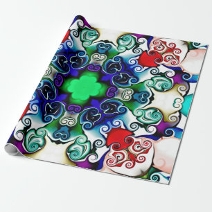 Papel De Presente Placa gráfica do computador. Ilustração de um abst