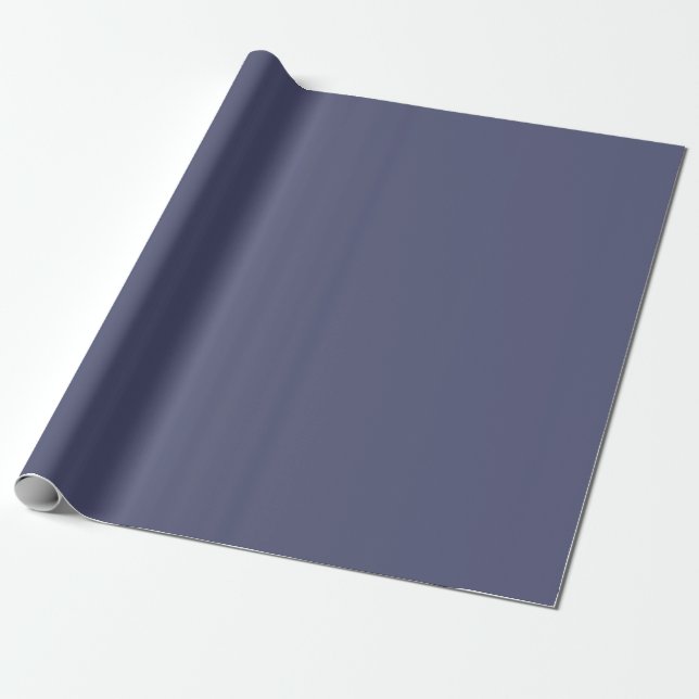 Papel De Presente Placa sólida de Marinho roxo (Desenrolado)