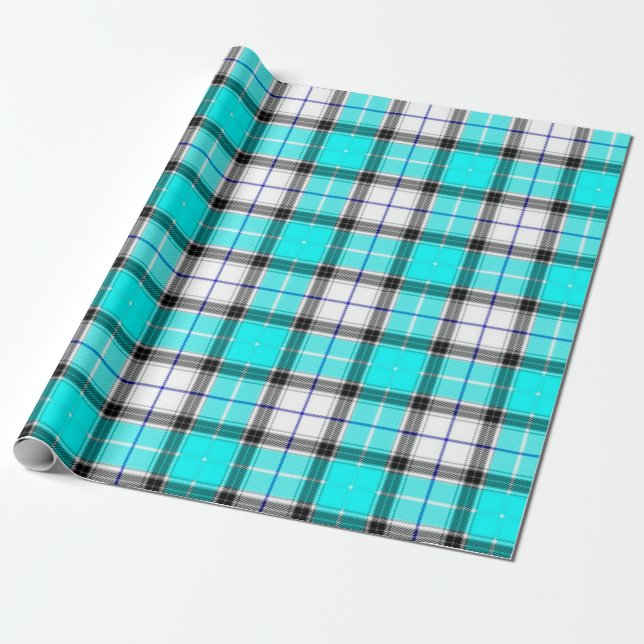 Papel De Presente Plaid (Desenrolado)