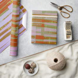 Papel De Presente Plaid-ish