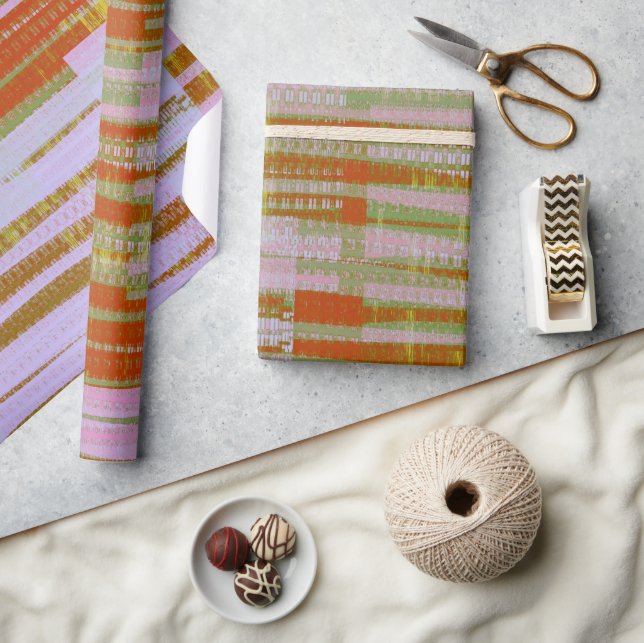 Papel De Presente Plaid-ish (Artesanato)