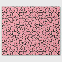 Papel De Presente Plain Brain