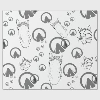 Papel De Presente Planejadores de Festa de Cavalo Edição Caos