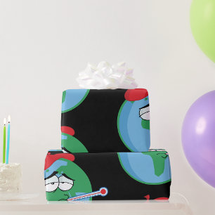 Papel De Presente Planeta Doente