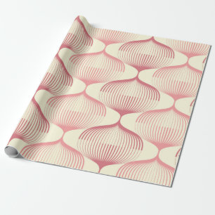 Papel De Presente Plano de fundo geométrico sem costura com linha.