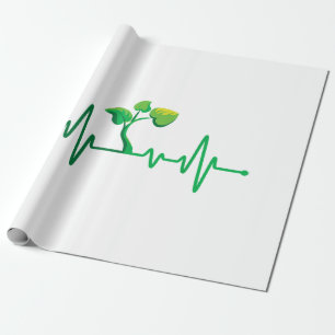 Papel De Presente Planta de batimento cardíaco - Jardinagem Botânica