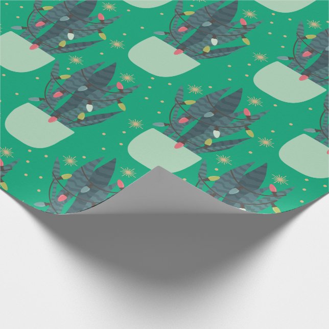 Papel De Presente Planta de Cobra de Natal (Ponta)