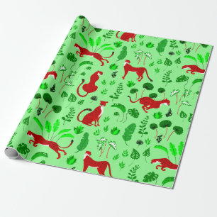 Papel De Presente planta monstera de leopardo-da-chita