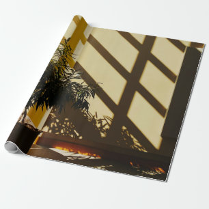 Papel De Presente Planta verde-plantada sobre mesa de madeira marrom