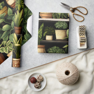 Papel De Presente Plantas Domésticas