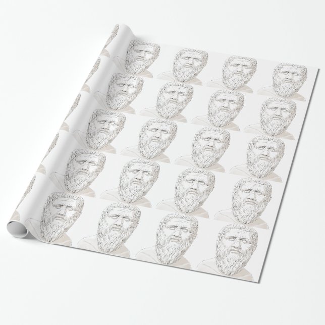 Papel De Presente Plato (Desenrolado)