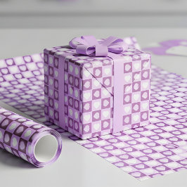 Papel De Presente Plum Mauve Celestial Hearts Valentine Gift