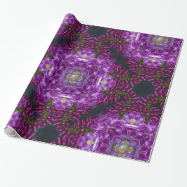 Papel De Presente Plumb Petal Tarde Romântica