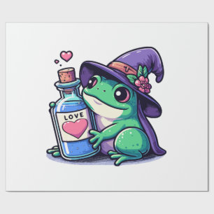 Papel De Presente Poção de amor kawaii de bruxa