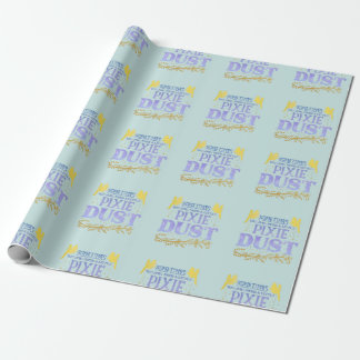 Papel De Presente Poeira Mágica de Fada Pixie Fofa Citação Inspirado