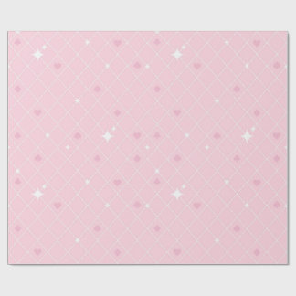 Papel De Presente Poker pink pattern