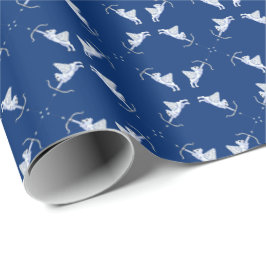 Papel De Presente Polar Bear Cupids Wrapping Paper