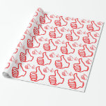PAPEL DE PRESENTE POLEGARES DE THUMBSUP ACIMA<br><div class="desc">THUMBSUP MANUSEIA ACIMA dos meios: Papel de envolvimento lustroso Faça seus presentes extremamente especiais envolvendo os no amor com papel de envolvimento feito sob encomenda de Zazzle. Disponível em quatro tipos de papel superior e de cinco tamanhos, nosso papel de envolvimento tem todo seu papel de embrulho precisa coberto -...</div>