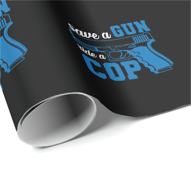 Papel De Presente Polizeiwaffe salva arma (Ponta do rolo)