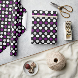 Papel De Presente Polkadots - Cores de Sinalizador do Orgulho Demiss