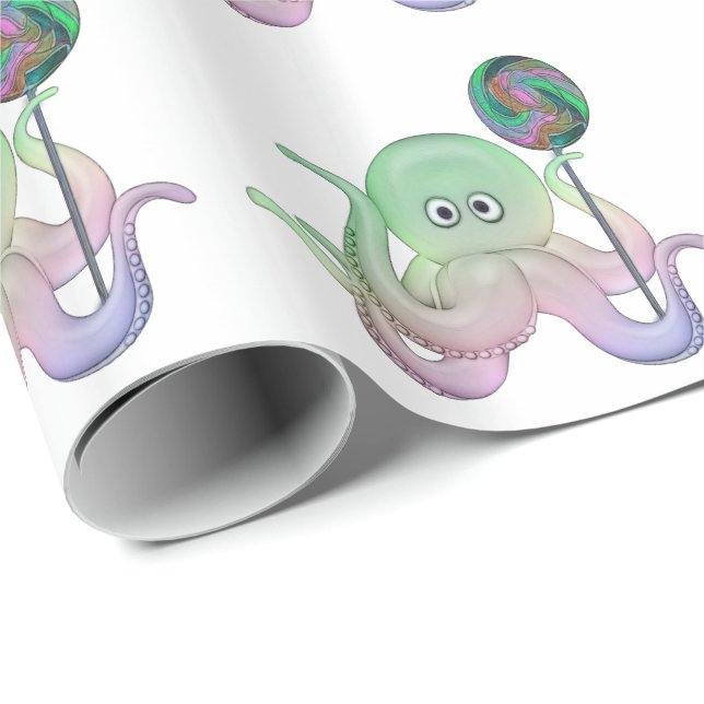 Papel De Presente Polvo Lolli-pop (Ponta do rolo)