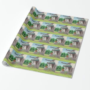 Papel De Presente Pomerânia em Granito (Pomedrenita) Divertido