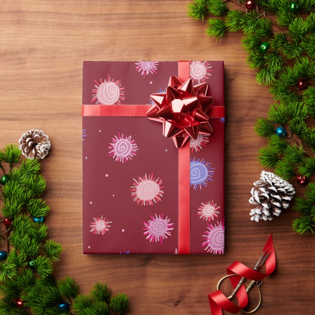 Papel De Presente Pompas (Presente de Natal)