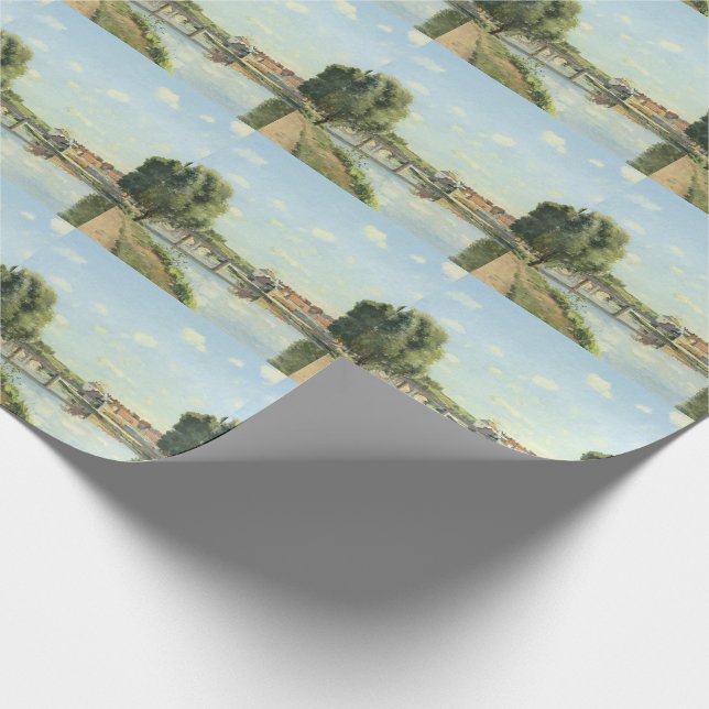 Papel De Presente Pont Du Chemin De Fer Camille Pissarro (Ponta)