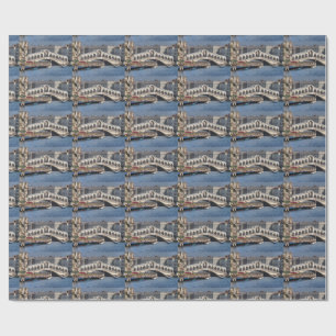 Papel De Presente Ponte de Rialto Veneza Itália