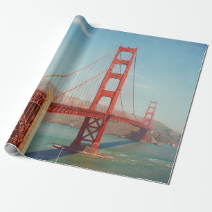 Papel De Presente ponte ouro