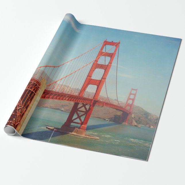 Papel De Presente ponte ouro (Desenrolado)