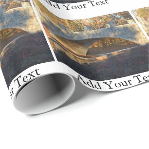 Papel De Presente Ponte pintada no por do sol por Shirley Taylor