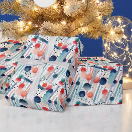 Papel De Presente Pontinhos e Listras 22