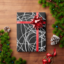 Papel De Presente Pontos aleatórios abstrato Modernos