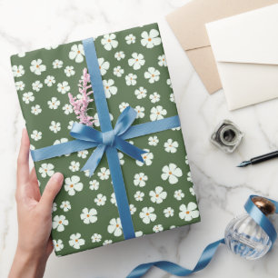 Papel De Presente Pontos Botânicos