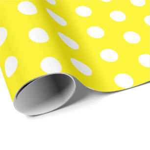 Papel De Presente Pontos Coloridos Padrão Alegre Cores Vibrantes