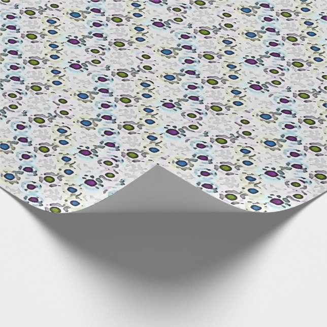 Papel De Presente Pontos de Aquarela (Ponta)