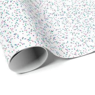 Papel De Presente Pontos Primavera coloridos