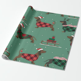 Papel De Presente Pooch de Natal bonito