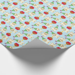 Papel De Presente Poodle de Brinquedo de Aniversário