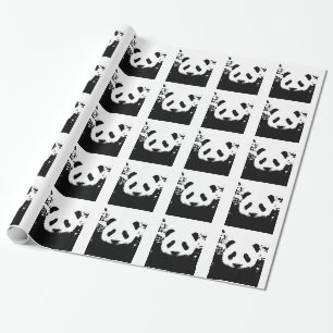 Papel De Presente Pop Art Panda Wraping Paper