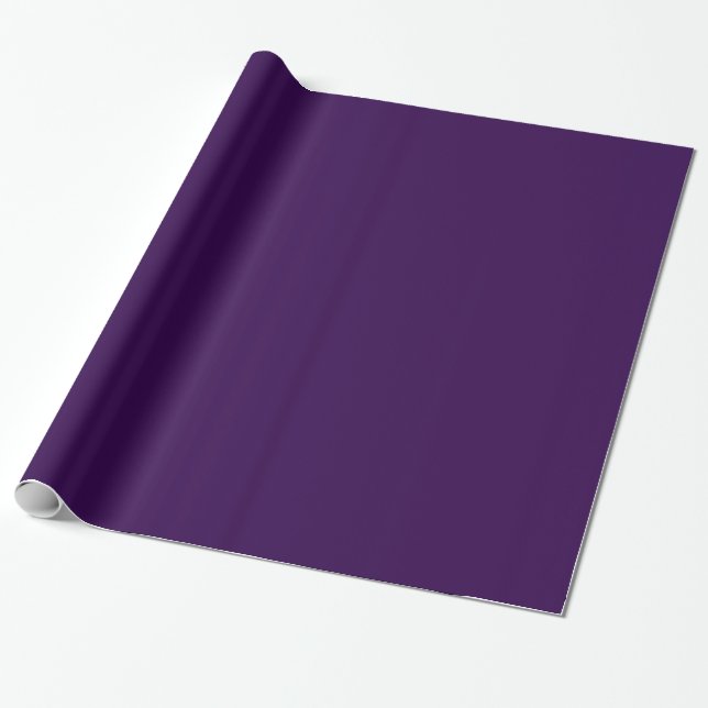 Papel De Presente Pop de cor roxa sólida (Desenrolado)