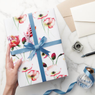 Papel De Presente Pópia Padrão Em Branco